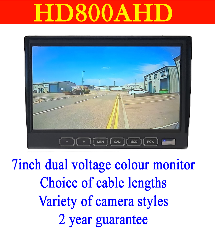 HD800AHD  7 inch dash mount systems